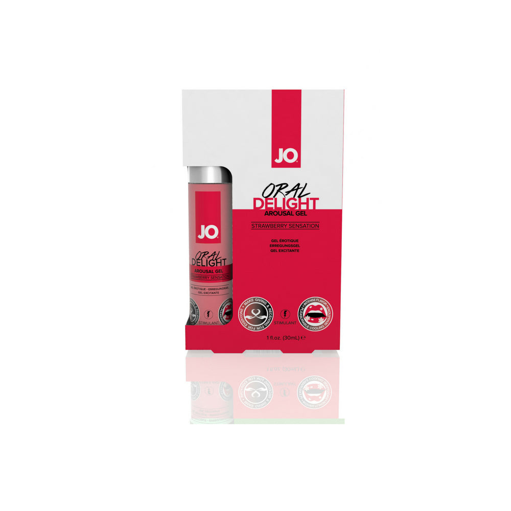 JO Oral Delight Strawberry Arousal Gel 1oz - Club X